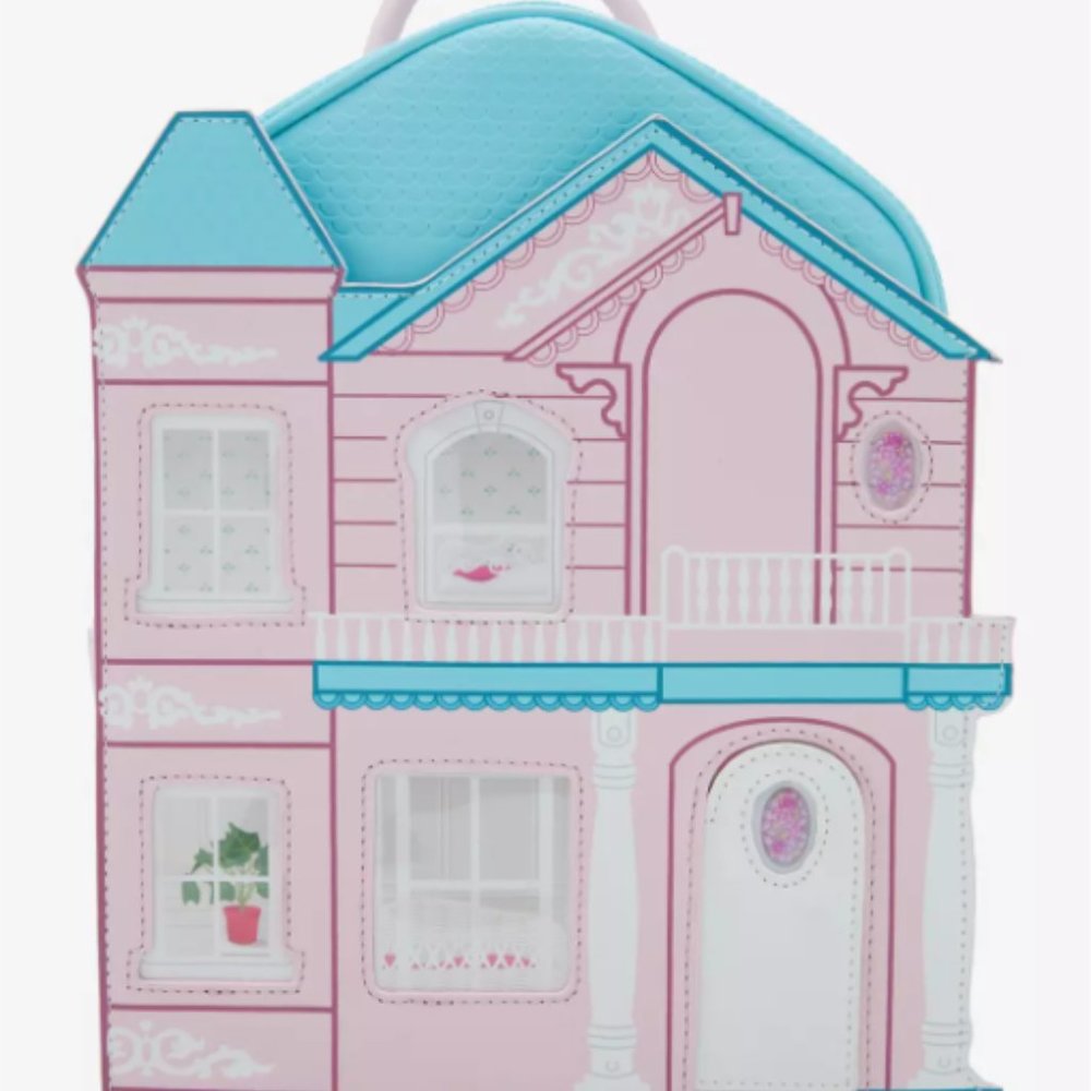 Her Universe Barbie Dreamhouse Mini Backpack NWT